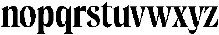 Cleric Bold otf (700) Font LOWERCASE