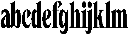 Cleric Condensed Bold otf (700) FONT