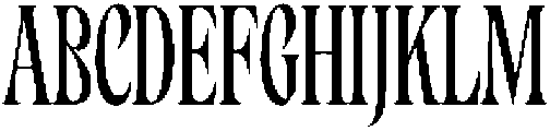 Cleric Condensed Regular otf (400) Font UPPERCASE