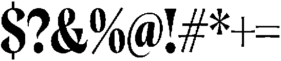 Cleric ExtraBold otf (700) Font OTHER CHARS