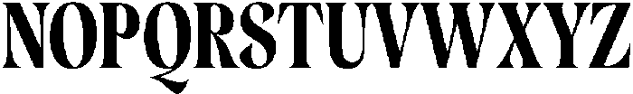 Cleric ExtraBold otf (700) Font UPPERCASE