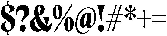 Cleric Heavy otf (800) Font OTHER CHARS