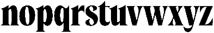Cleric Heavy otf (800) Font LOWERCASE