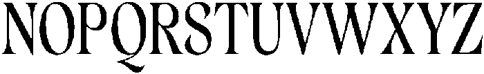 Cleric Regular otf (400) Font UPPERCASE