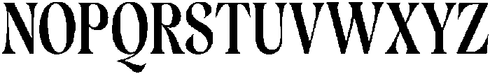 Cleric SemiBold otf (600) Font UPPERCASE