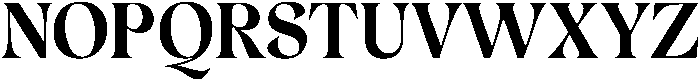 Cleric Wide Bold otf (700) Font UPPERCASE