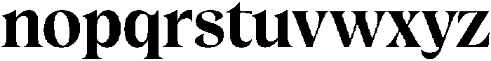 Cleric Wide Bold otf (700) Font LOWERCASE