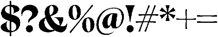 Cleric Wide ExtraBold otf (700) Font OTHER CHARS