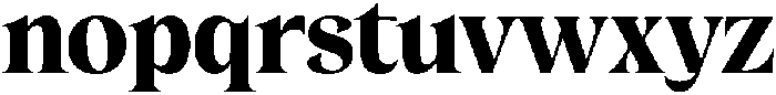 Cleric Wide ExtraBold otf (700) Font LOWERCASE