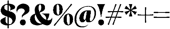 Cleric Wide Heavy otf (800) Font OTHER CHARS