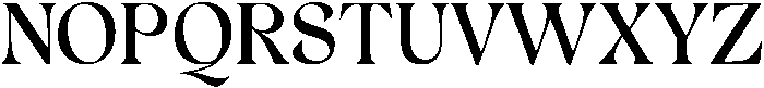 Cleric Wide Medium otf (500) Font UPPERCASE