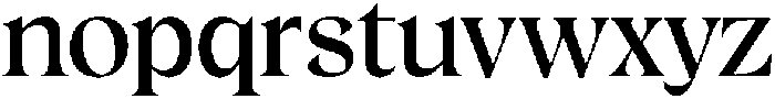 Cleric Wide Medium otf (500) Font LOWERCASE