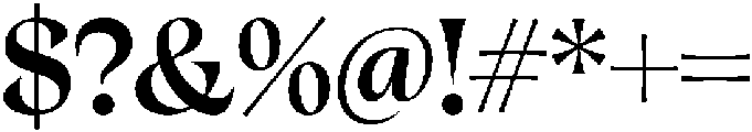 Cleric Wide SemiBold otf (600) Font OTHER CHARS