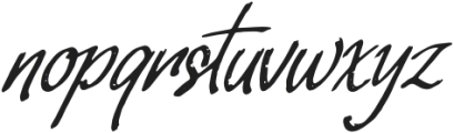 Cleriong Italic otf (400) Font LOWERCASE