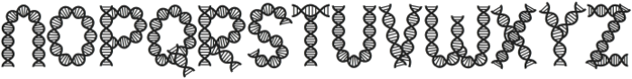Clever Science Dna otf (400) Font UPPERCASE