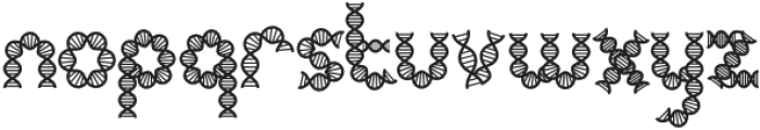 Clever Science Dna otf (400) Font LOWERCASE