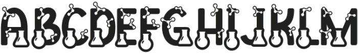 Clever Science Tube otf (400) Font UPPERCASE