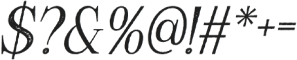 Clevon Stamp Italic otf (400) Font OTHER CHARS