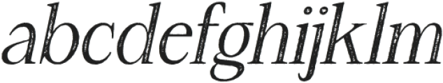 Clevon Stamp Italic otf (400) Font LOWERCASE