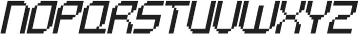 Clexon Pixel Oblique otf (400) Font UPPERCASE