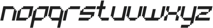 Clexon Pixel Oblique otf (400) Font LOWERCASE