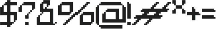 Clexon Pixel Regular otf (400) Font OTHER CHARS