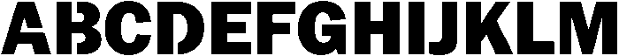 Cliche otf (400) Font UPPERCASE
