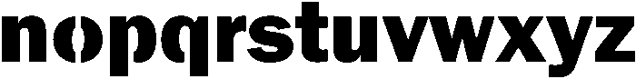 Cliche otf (400) Font LOWERCASE