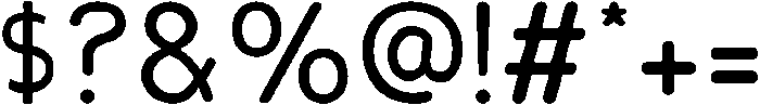 Click-Bold otf (700) Font OTHER CHARS