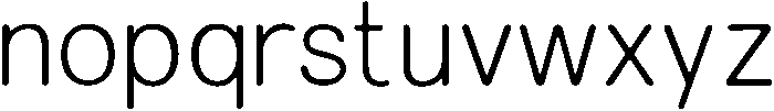 Click-Regular otf (400) Font LOWERCASE