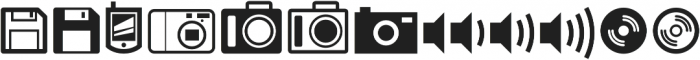 ClickBits Icons2 otf (400) Font LOWERCASE