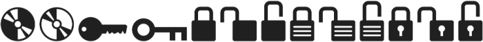 ClickBits Icons2 otf (400) Font LOWERCASE