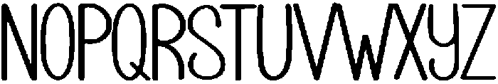 Climber Regular otf (400) Font UPPERCASE