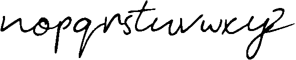 Clockwork otf (400) Font LOWERCASE