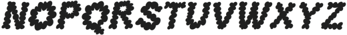 Clodice Italic otf (400) Font UPPERCASE