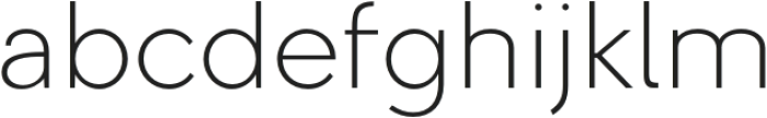 Clofie Extra Light otf (200) Font LOWERCASE