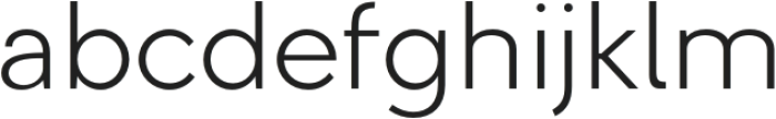 Clofie Light otf (300) Font LOWERCASE