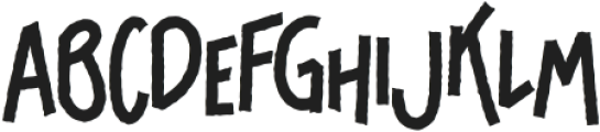 Cloriatte Rough otf (400) Font UPPERCASE