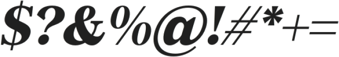 Clorin Italic otf (400) Font OTHER CHARS