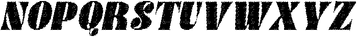 Clorise Disco Italic otf (400) Font UPPERCASE
