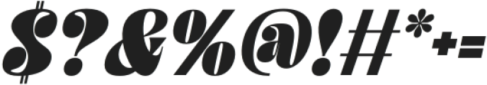 Clorise Italic otf (400) Font OTHER CHARS