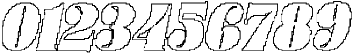 Clorise Pixel Outline otf (400) Font OTHER CHARS