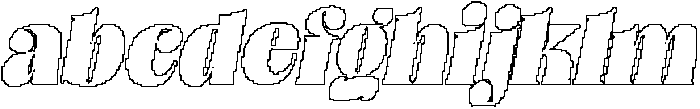 Clorise Pixel Outline otf (400) FONT
