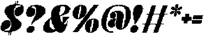 ClorisePixel-Regular otf (400) Font OTHER CHARS