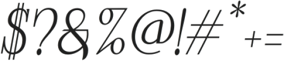 Closed Memory Heavy Italic otf (800) Font OTHER CHARS