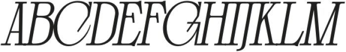 ClosedMemory-ExtraBlackItalic otf (900) Font UPPERCASE