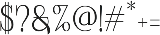 ClosedMemory-ExtraBold otf (700) Font OTHER CHARS