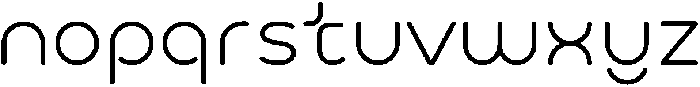Cloth Regular otf (400) Font LOWERCASE
