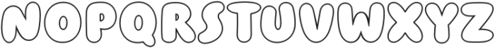 Cloud Bunch Hollow otf (400) Font UPPERCASE