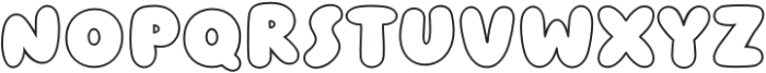 Cloud Bunch Hollow otf (400) Font LOWERCASE